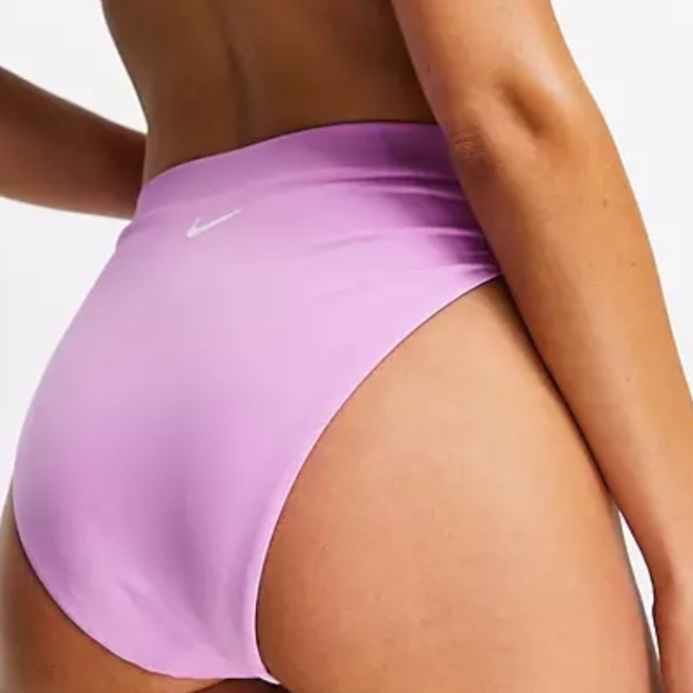Nike Essential High Waist Bikini Swim Bottom Size L